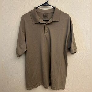Large olive/tan polo never worn.